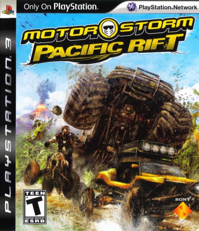 MotorStorm Pacific Rift box art for Playstation 3